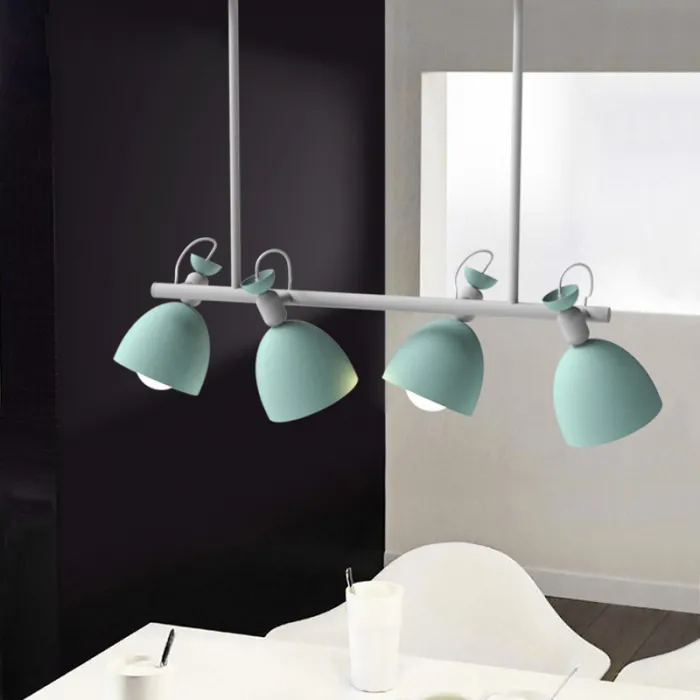 Подвесной реечный светильник LONG Green от ImperiumLoft