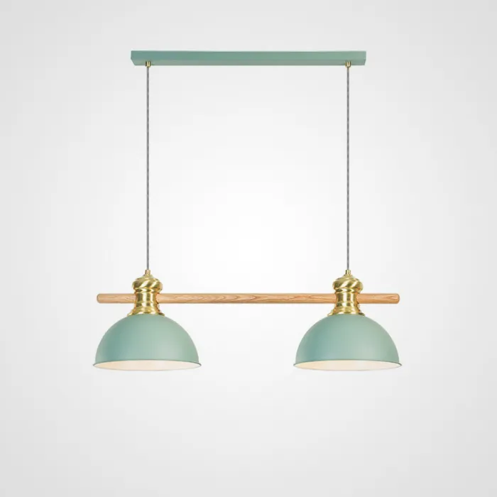 Подвесной реечный светильник NORWAY Light Green от ImperiumLoft