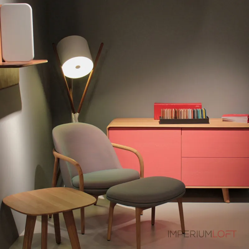 Торшер SHIFT LAMP Light Brown Black