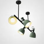 Подвесной реечный светильник LONG Green от ImperiumLoft