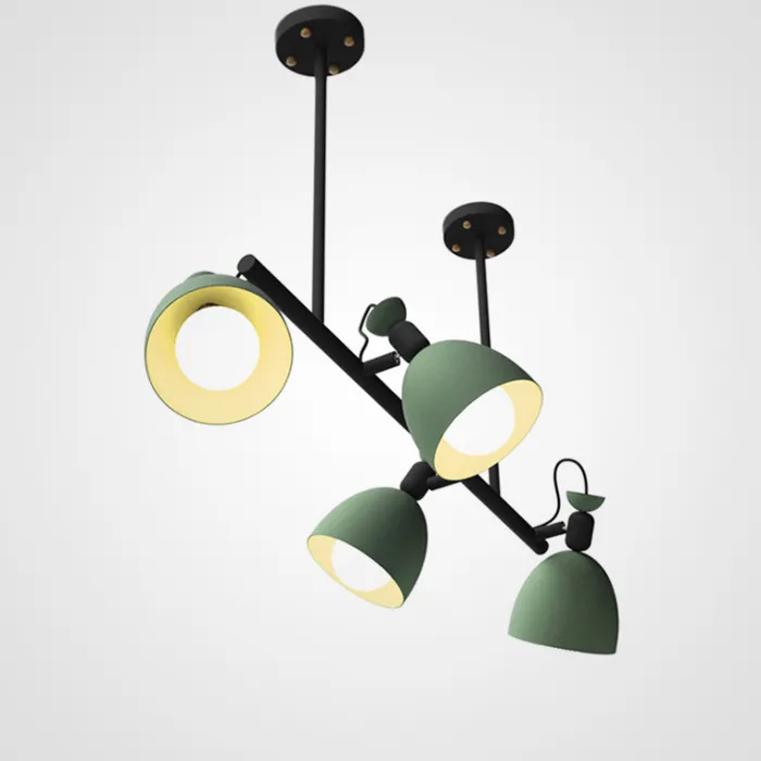 Подвесной реечный светильник LONG Green от ImperiumLoft