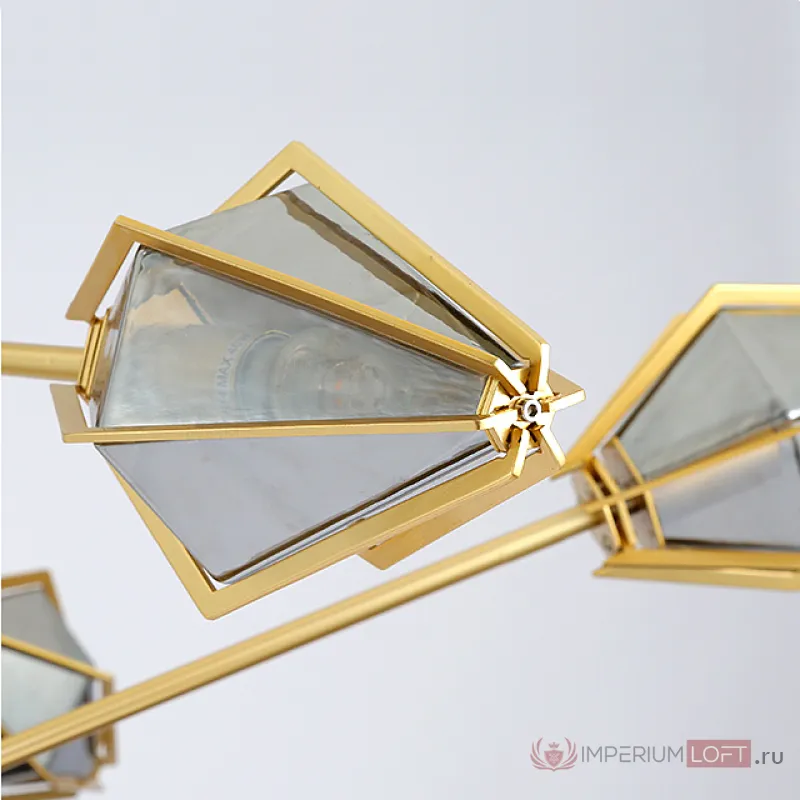 Люстра Harlow Spoke Chandelier Grey от ImperiumLoft