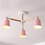Люстра на штанге VARDA 3 lamps Pink от ImperiumLoft