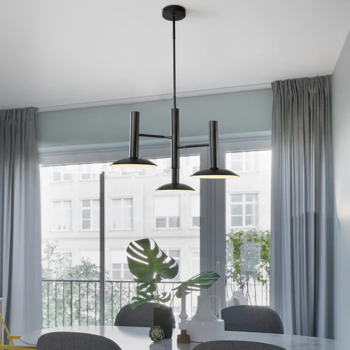 Подвесная люстра TAU L3 Black от ImperiumLoft