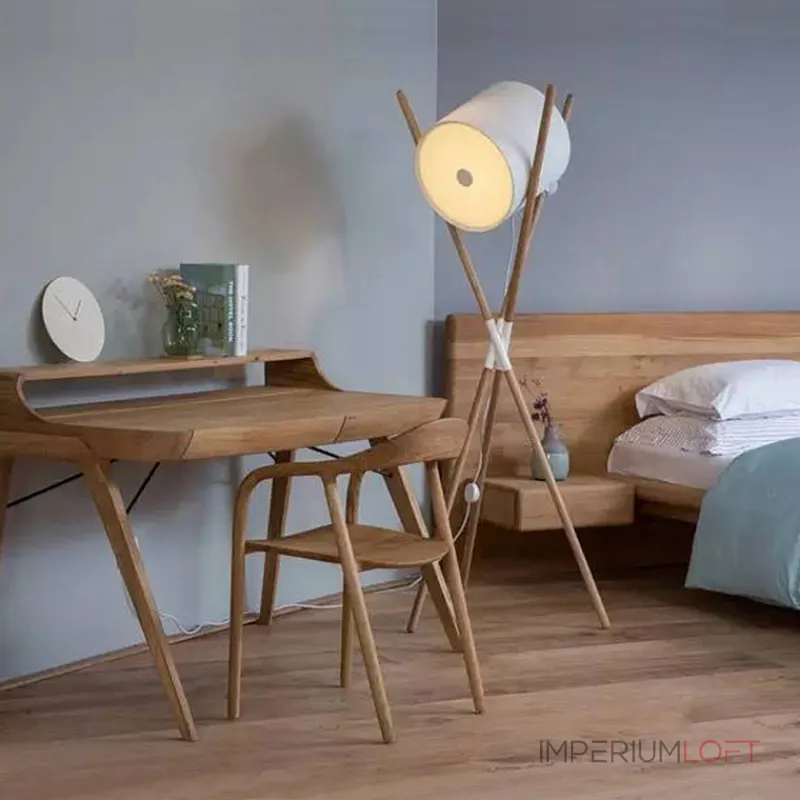 Торшер SHIFT LAMP Light Brown Black