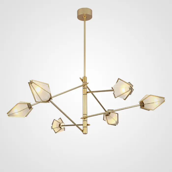 Люстра Harlow Spoke Chandelier White от ImperiumLoft