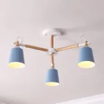 Люстра на штанге VARDA 3 lamps Blue от ImperiumLoft