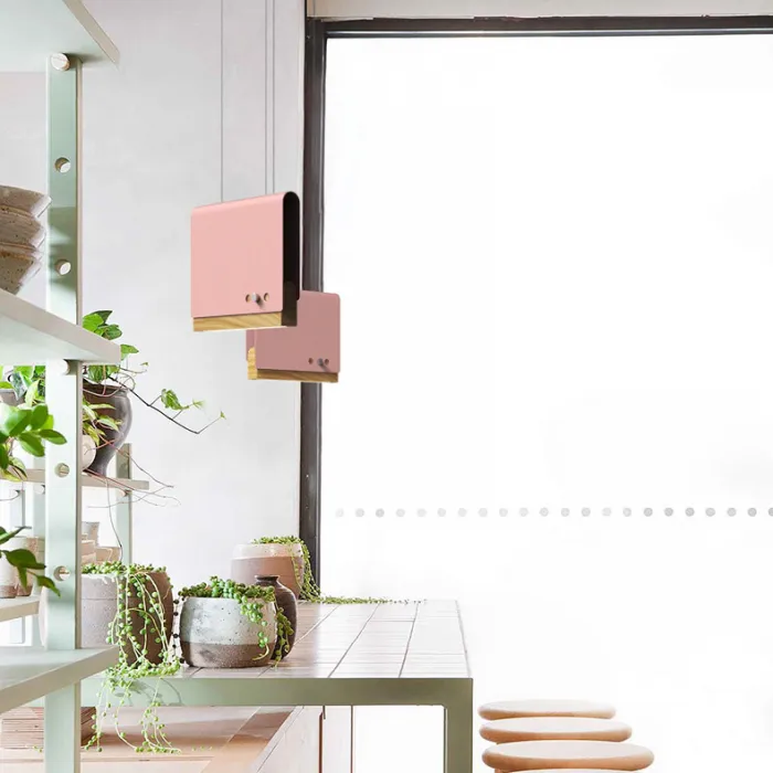 Светодиодный подвесной светильник BOOK 2 H17*21 Green от ImperiumLoft
