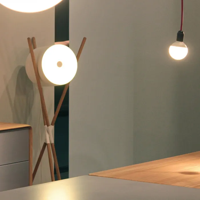 Торшер SHIFT LAMP Light Brown White от ImperiumLoft