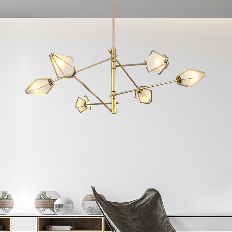 Люстра Harlow Spoke Chandelier Grey от ImperiumLoft