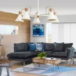 Люстра на штанге SINDRE D91 Grey от ImperiumLoft