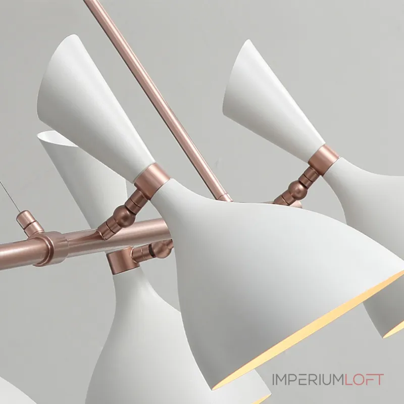 Подвесной реечный светильник TRUMPET LINE L130 Black от ImperiumLoft Подвесной реечный светильник TRUMPET LINE L130 Black от ImperiumLoft