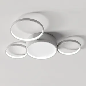 Потолочный светильник TWINE 4 rings White