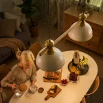 Подвесной реечный светильник NORWAY White от ImperiumLoft