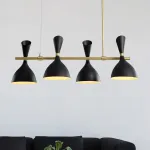 Подвесной реечный светильник TRUMPET LINE L130 Black от ImperiumLoft