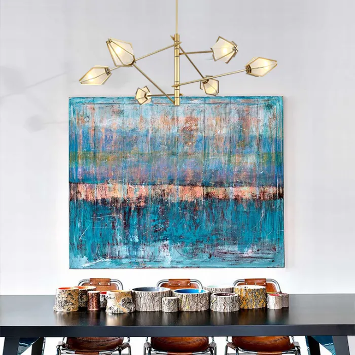 Люстра Harlow Spoke Chandelier White от ImperiumLoft