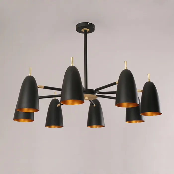 Люстра на штанге PINNACLE D86 Black от ImperiumLoft