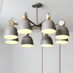 Потолочная люстр на штанге ROLLA 3 Gray от ImperiumLoft
