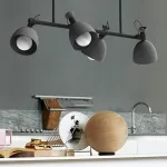 Подвесной реечный светильник LONG Green от ImperiumLoft