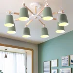 Люстра на штанге VARDA 8 lamps Grey от ImperiumLoft