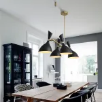 Подвесной реечный светильник TRUMPET LINE L130 Black от ImperiumLoft