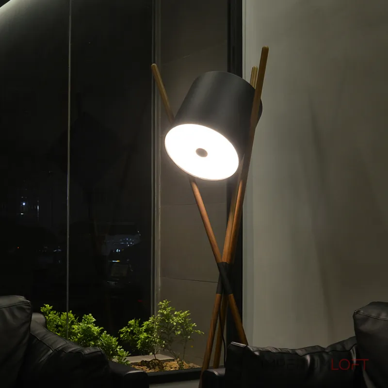Торшер SHIFT LAMP Light Brown Black