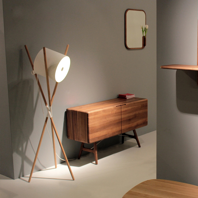 Торшер SHIFT LAMP Light Brown Black