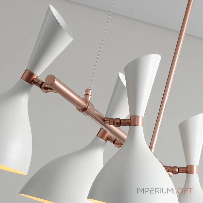 Подвесной реечный светильник TRUMPET LINE L130 Black от ImperiumLoft Подвесной реечный светильник TRUMPET LINE L130 Black от ImperiumLoft