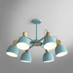 Потолочная люстр на штанге ROLLA 6 blueice от ImperiumLoft