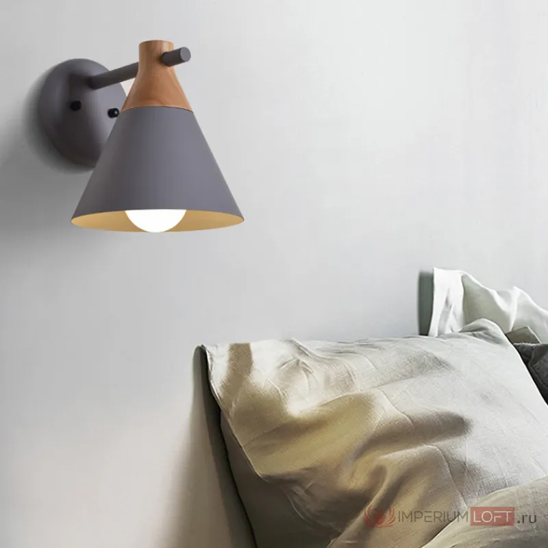 Настенный светильник NOD WALL Gray от ImperiumLoft