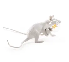 Настольная лампа Mouse Lying белый