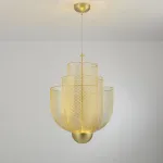 Подвесная люстра MESHMATICA D45 Gold