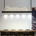 Подвесной реечный светильник MOUNT L130 от ImperiumLoft