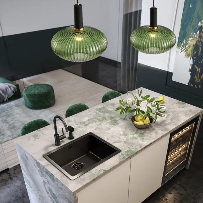 Подвесной светильник Ferm Living chinese lantern С Brass / Green от ImperiumLoft