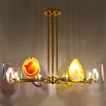 Люстра на штанге AGATE 4 Purple 6 от ImperiumLoft