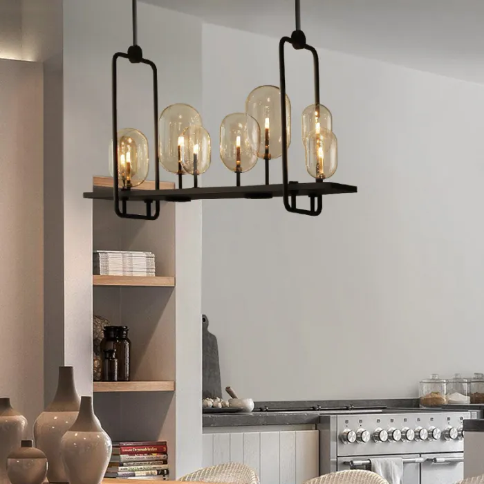 Реечная люстра CANDLE 2 L120 от ImperiumLoft