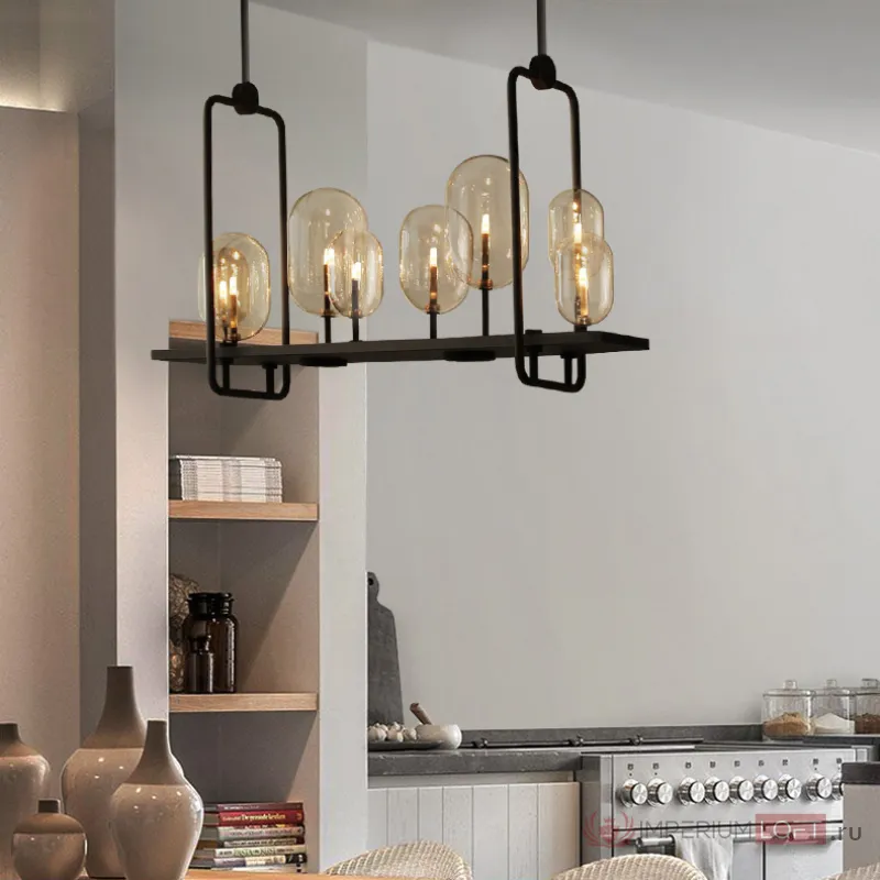 Реечная люстра CANDLE 2 L120 от ImperiumLoft