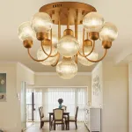 Люстра на штанге DUM L10 White от ImperiumLoft