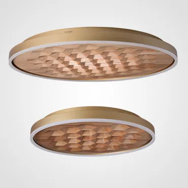Потолочный светильник HONEY D80 Gold/Light wood