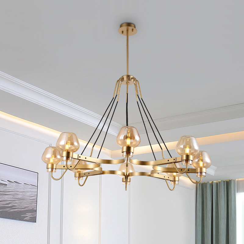 Подвесная люстра MONTALEMBERT by Studios 8 lamps Black/Smoky