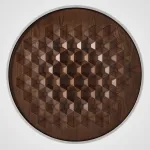 Потолочный светильник HONEY D60 White/Light wood