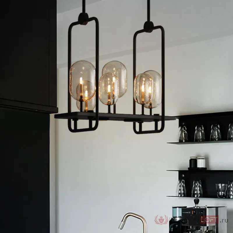 Реечная люстра CANDLE 2 L120 от ImperiumLoft