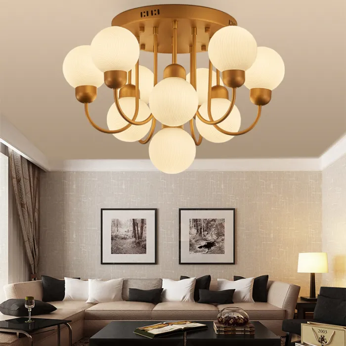 Люстра на штанге DUM L10 White от ImperiumLoft