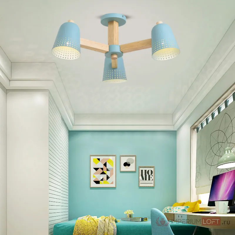 Люстра на штанге TRACERY 3 lamps от ImperiumLoft