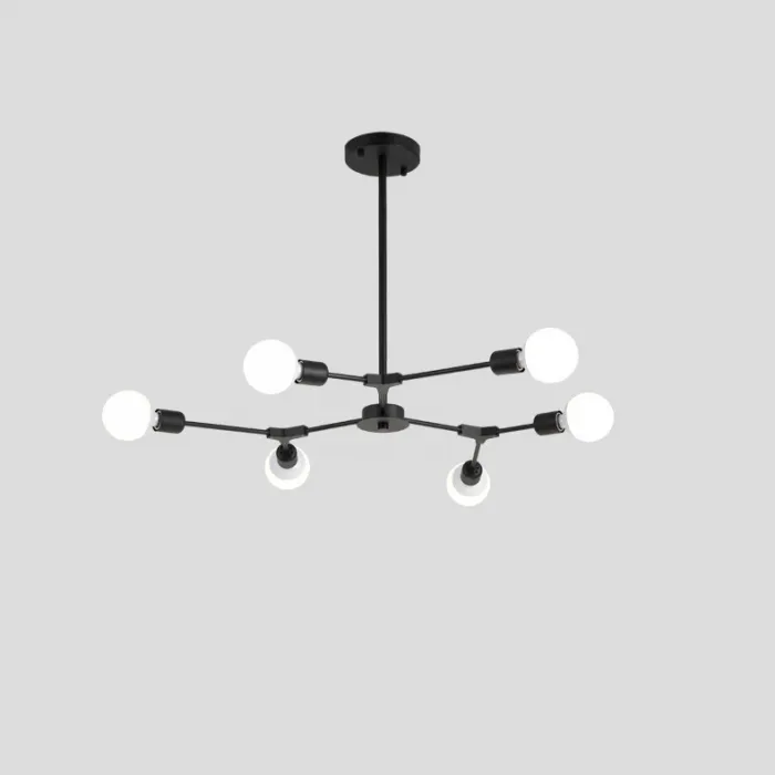 Люстра на штанге LATE D86 Black от ImperiumLoft