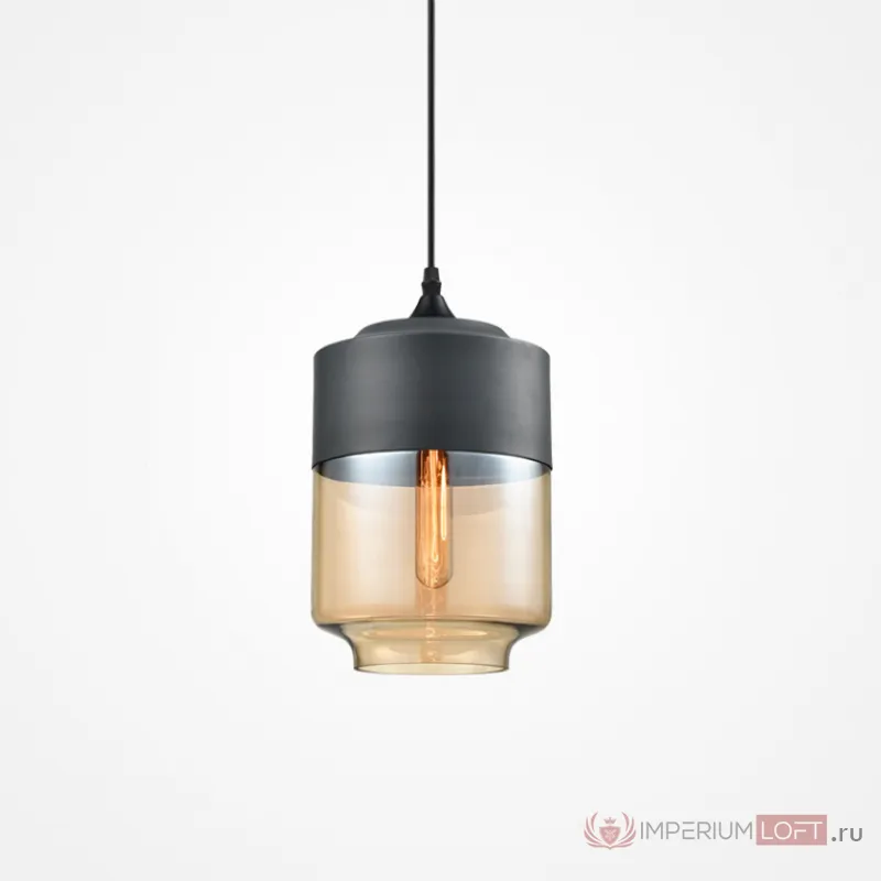 Подвесной светильник NORD A D18 Black/Amber от ImperiumLoft