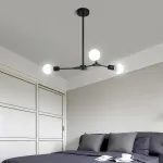 Люстра на штанге LATE D86 Black от ImperiumLoft