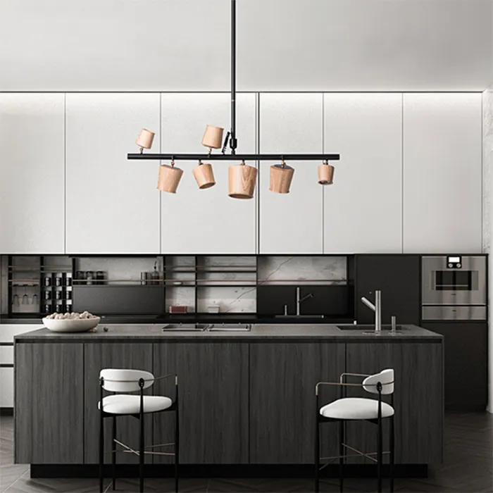 Подвесной реечный светильник CONNY L7 Light brown ball от ImperiumLoft
