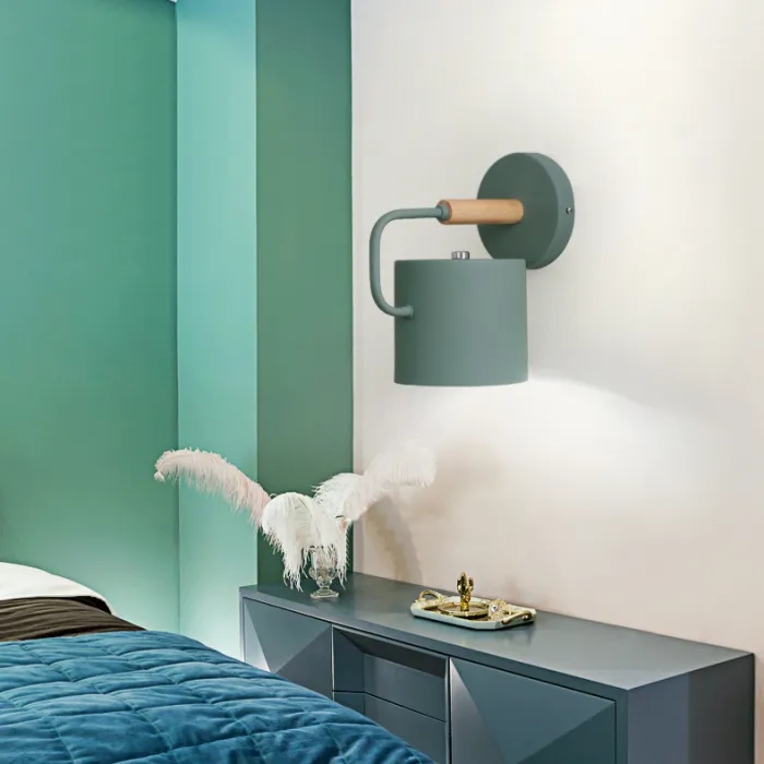 Бра BEND WALL Wood Grey от ImperiumLoft