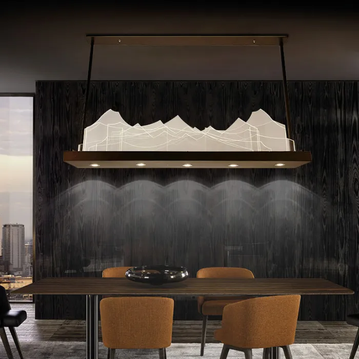 Подвесной реечный светильник MOUNT L130 от ImperiumLoft